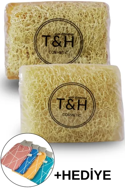 T&H Doğal Kabak Lifli Eşeksütü Bal + Pirinç 130 Gr + Renhua Kese Hediyeli